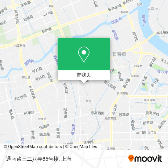 通南路三二八弄85号楼地图
