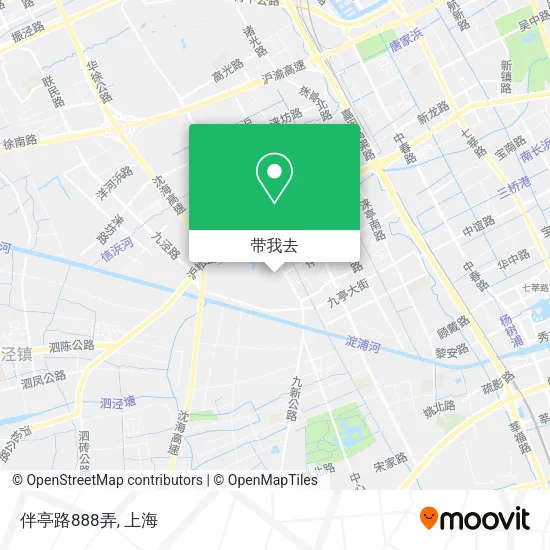 伴亭路888弄地图