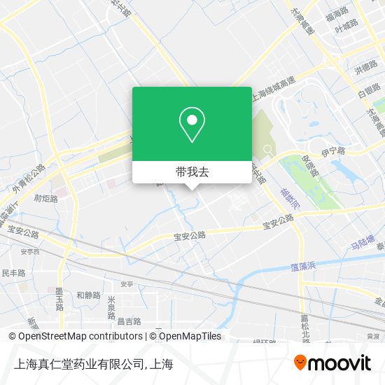 上海真仁堂药业有限公司地图