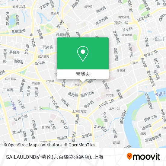 SAILAULOND萨劳伦(六百肇嘉浜路店)地图