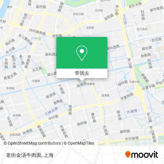 老街金汤牛肉面地图