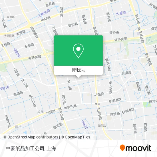中豪纸品加工公司地图