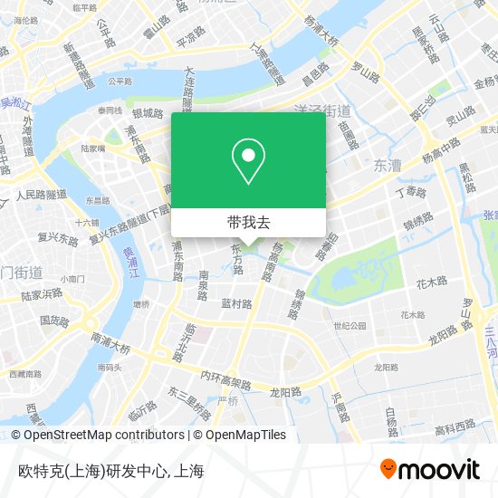 欧特克(上海)研发中心地图
