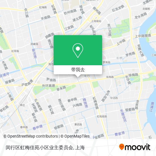 闵行区虹梅佳苑小区业主委员会地图