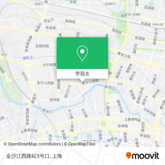 金沙江西路站5号口地图