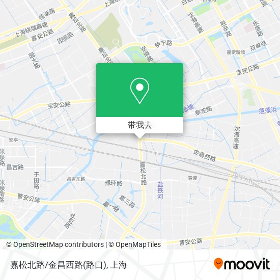 嘉松北路/金昌西路(路口)地图