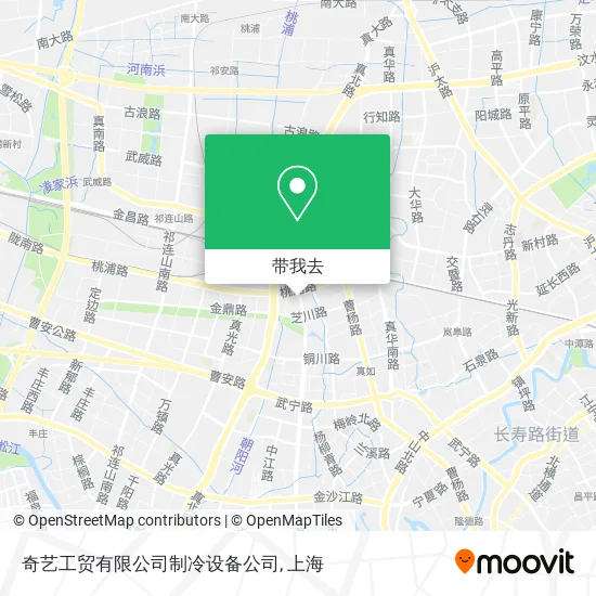 奇艺工贸有限公司制冷设备公司地图