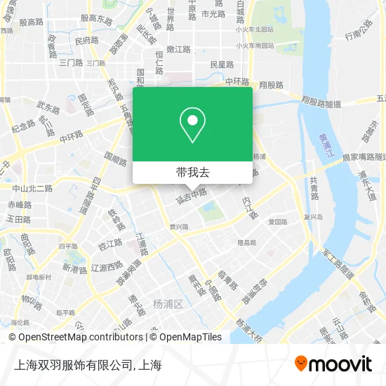 上海双羽服饰有限公司地图