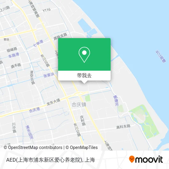 AED(上海市浦东新区爱心养老院)地图