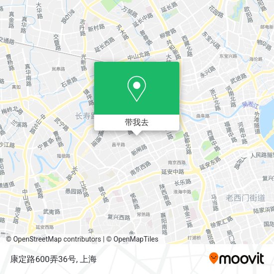 康定路600弄36号地图