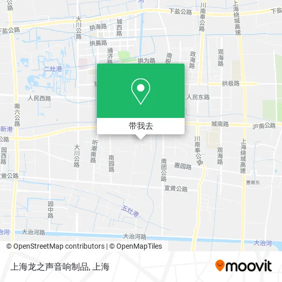 上海龙之声音响制品地图