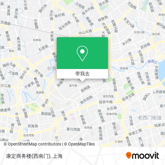 康定商务楼(西南门)地图