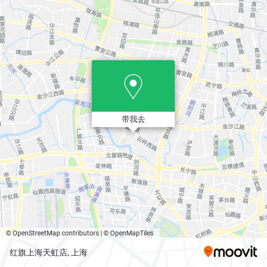 红旗上海天虹店地图