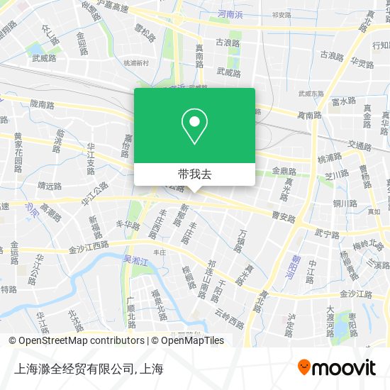 上海滁全经贸有限公司地图