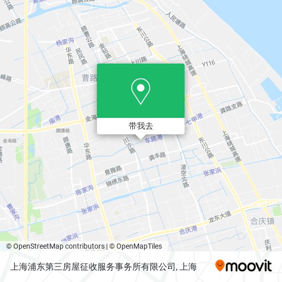 上海浦东第三房屋征收服务事务所有限公司地图