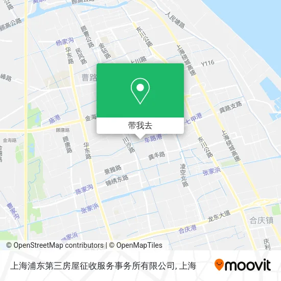 上海浦东第三房屋征收服务事务所有限公司地图
