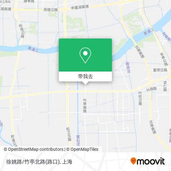 徐姚路/竹亭北路(路口)地图
