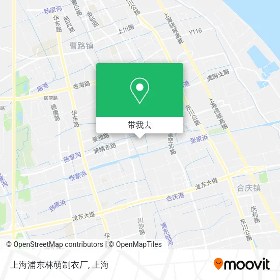 上海浦东林萌制衣厂地图