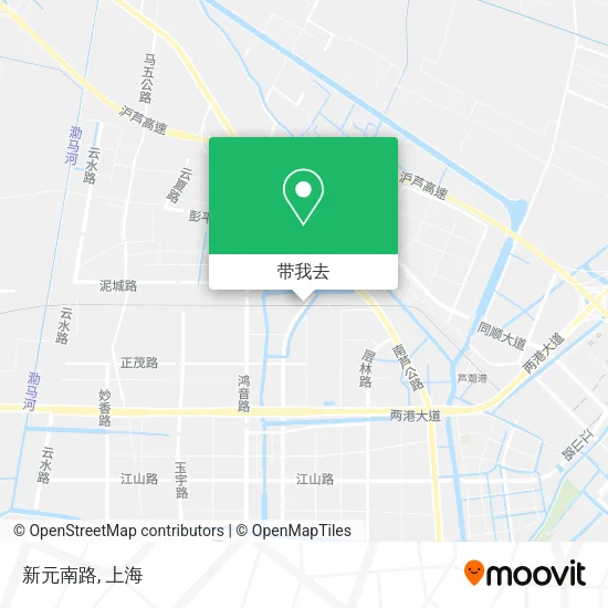 新元南路地图