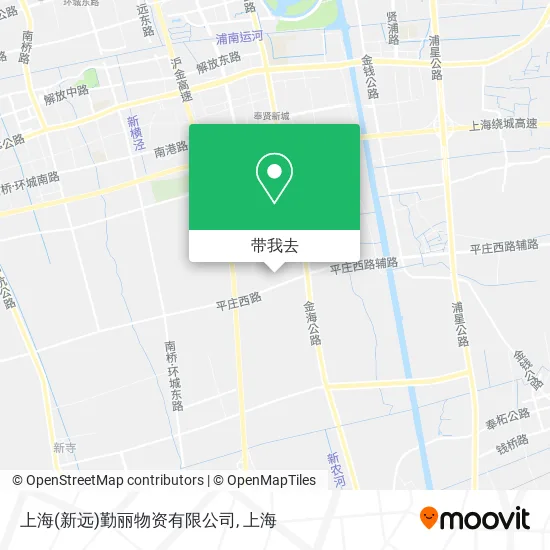 上海(新远)勤丽物资有限公司地图