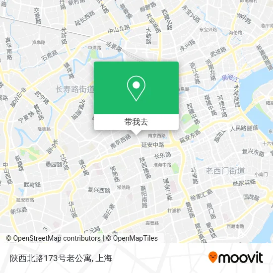 陕西北路173号老公寓地图