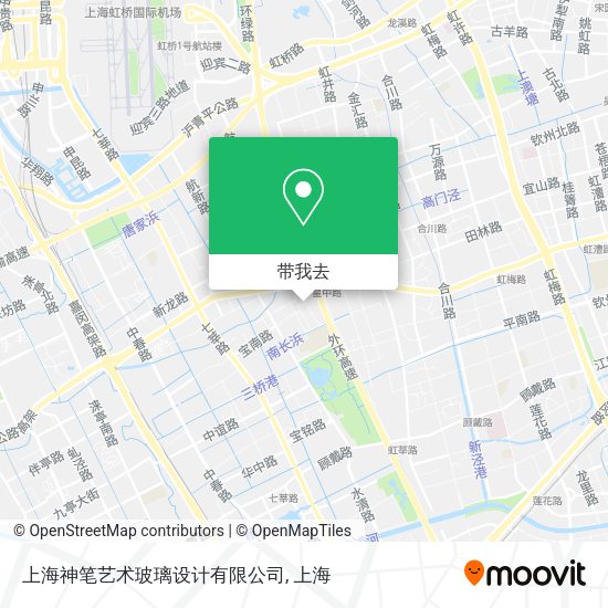 上海神笔艺术玻璃设计有限公司地图