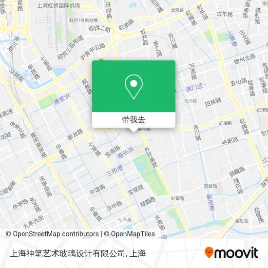 上海神笔艺术玻璃设计有限公司地图