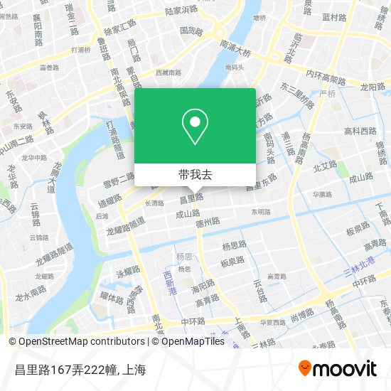 昌里路167弄222幢地图