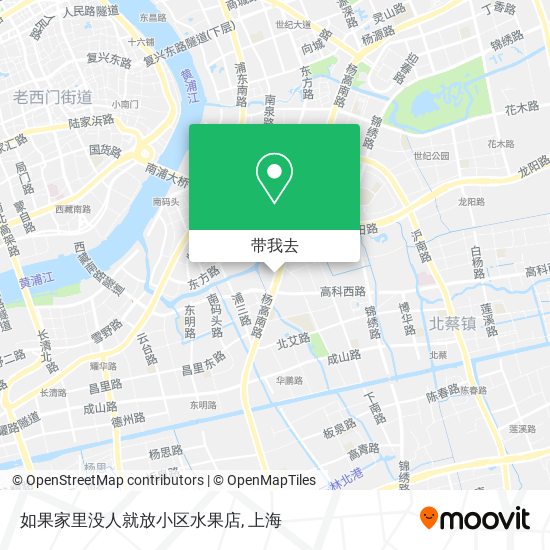 如果家里没人就放小区水果店地图