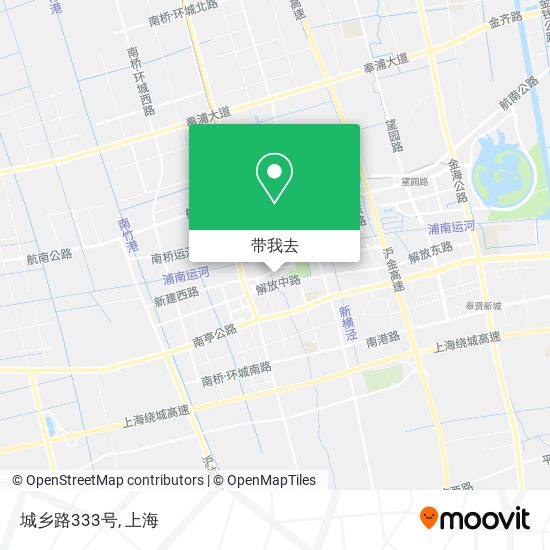 城乡路333号地图
