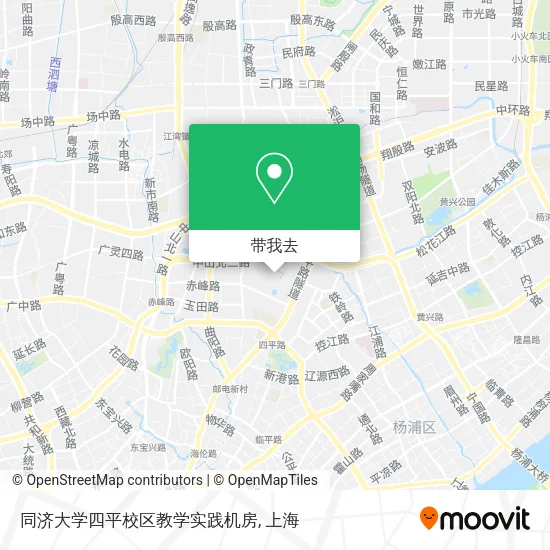 同济大学四平校区教学实践机房地图