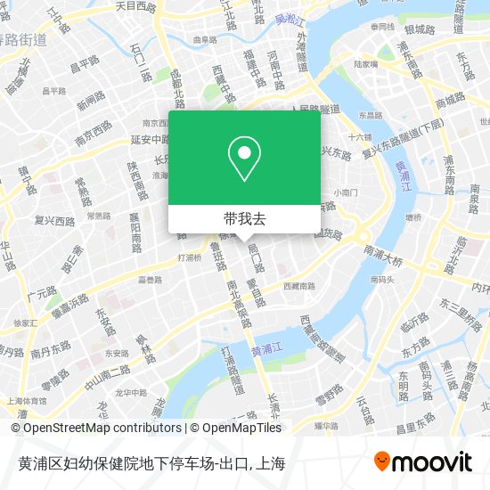 黄浦区妇幼保健院地下停车场-出口地图