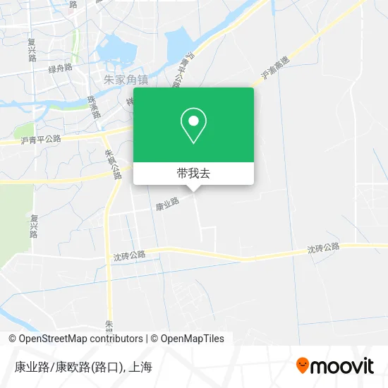 康业路/康欧路(路口)地图