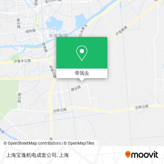 上海宝逸机电成套公司地图
