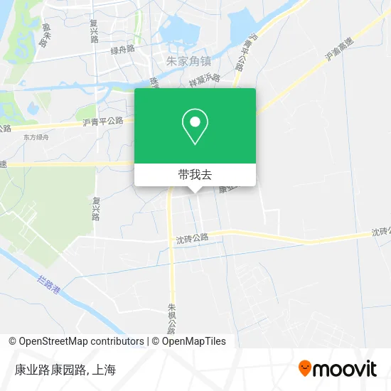 康业路康园路地图