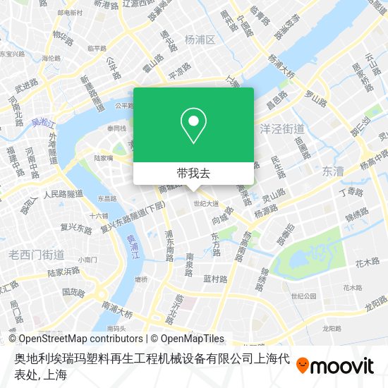 奥地利埃瑞玛塑料再生工程机械设备有限公司上海代表处地图