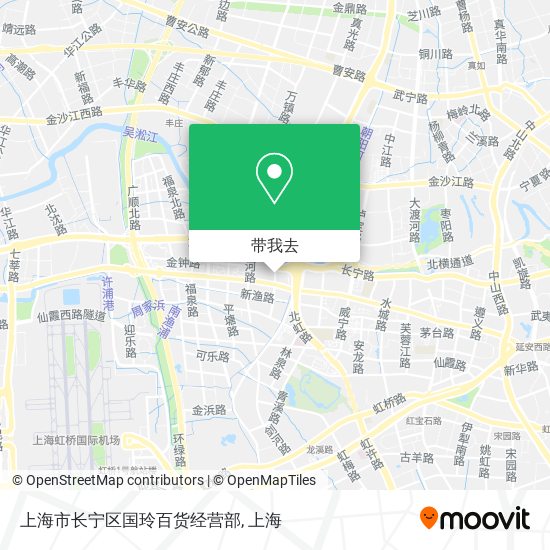 上海市长宁区国玲百货经营部地图