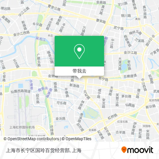 上海市长宁区国玲百货经营部地图