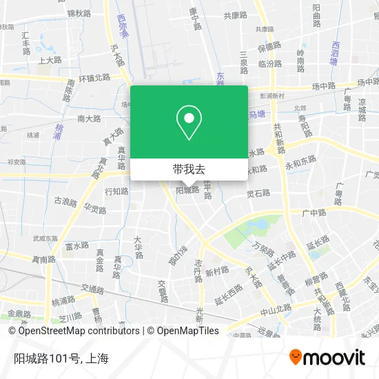 阳城路101号地图