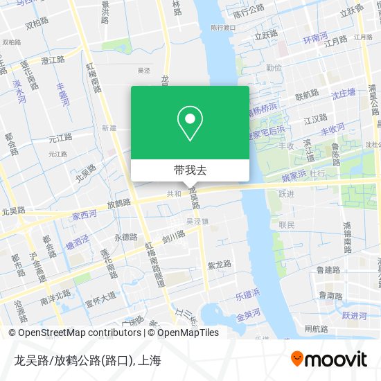 龙吴路/放鹤公路(路口)地图