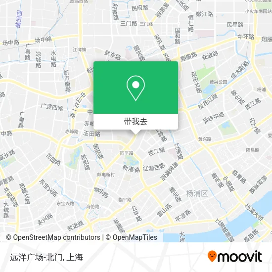 远洋广场-北门地图