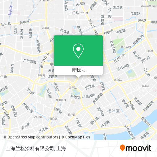 上海兰格涂料有限公司地图