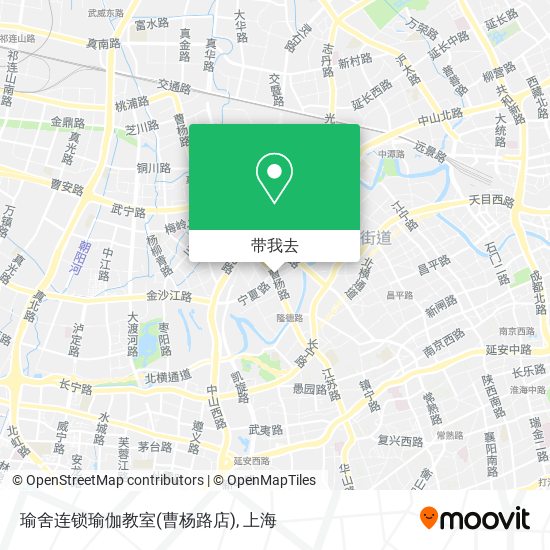 瑜舍连锁瑜伽教室(曹杨路店)地图