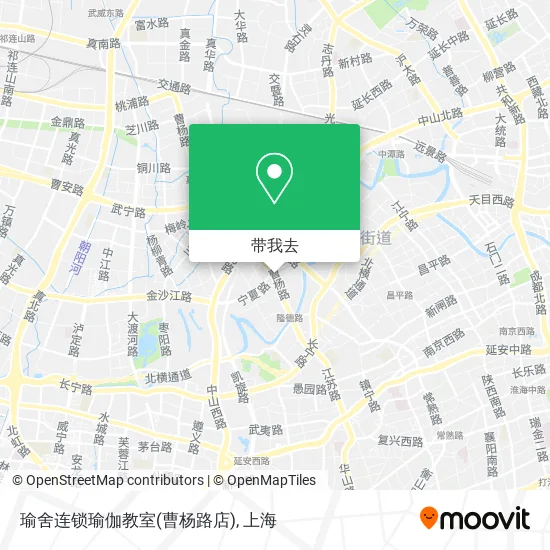 瑜舍连锁瑜伽教室(曹杨路店)地图