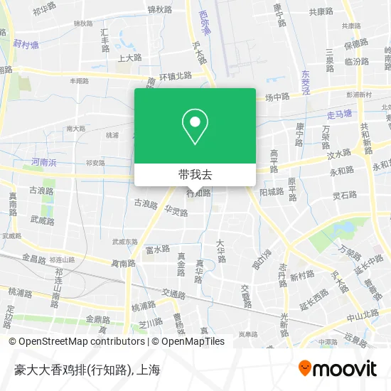 豪大大香鸡排(行知路)地图