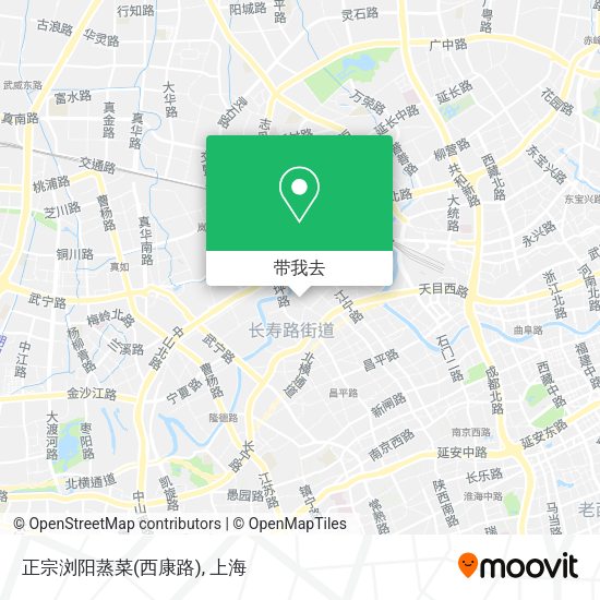 正宗浏阳蒸菜(西康路)地图