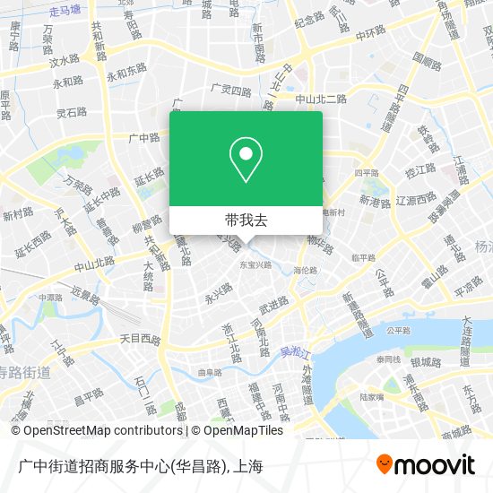广中街道招商服务中心(华昌路)地图