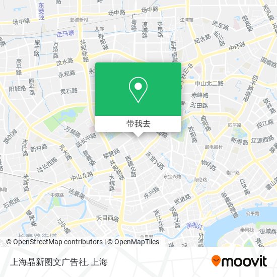上海晶新图文广告社地图