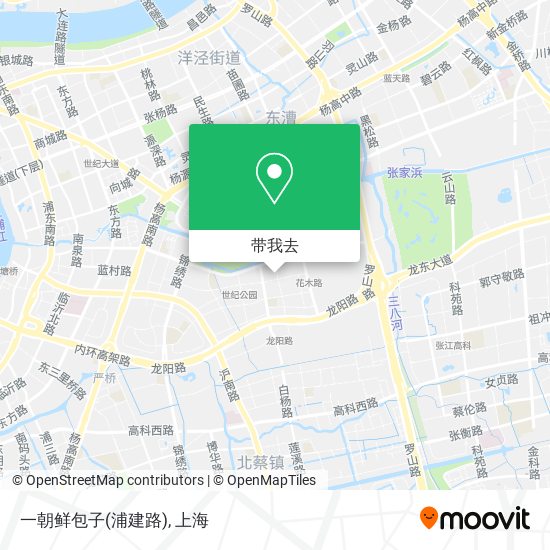 一朝鲜包子(浦建路)地图