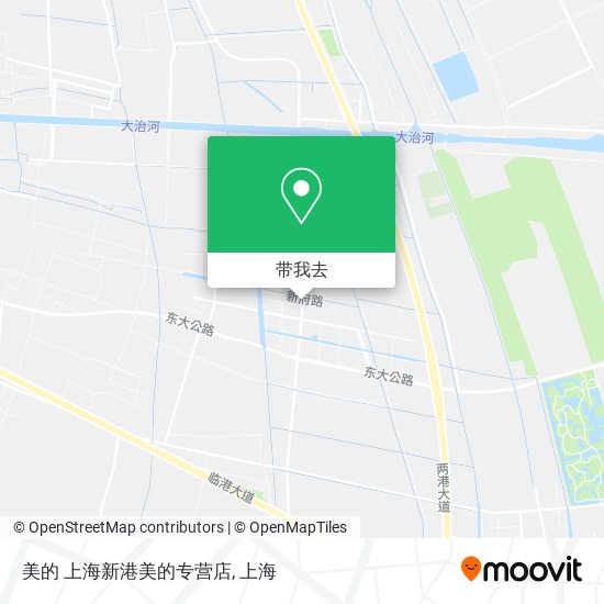 美的 上海新港美的专营店地图